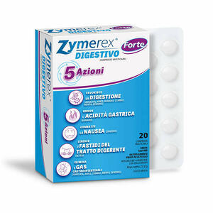  - Zymerex Digestivo Forte 5 Azioni 20 Compresse Masticabili