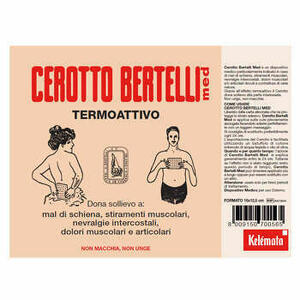  - Bertelli Cerotto Med Medio 16 X 12,5 Cm