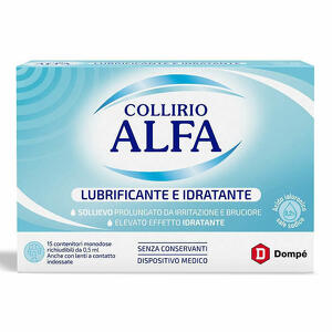 Collirio Alfa - Collirio Alfa Lubrificante/idratante 15 Fiale Monodose