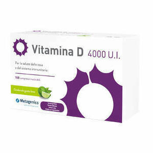Metagenics - Vitamina D 4000ui 168 Compresse Masticabili