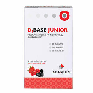  - D3base Junior 30 Caramelle Gommose Frutti Di Bosco