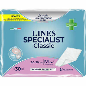  - Traversa Assorbente Lines Specialist Classic Misura 60x90 Cm 30 Pezzi