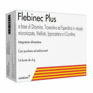 Alfasigma - Flebinec Plus 14 Bustineine 4 G