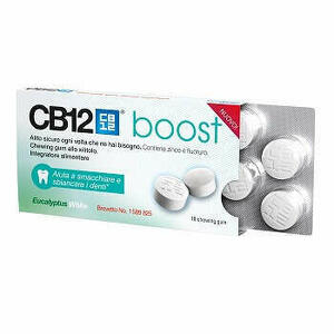 Cb12 - Cb12 Boost Eucalyptus White 10 Chewing Gum