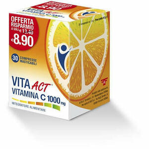  - Vitamina C Act 1000mg 30 Compresse Masticabili
