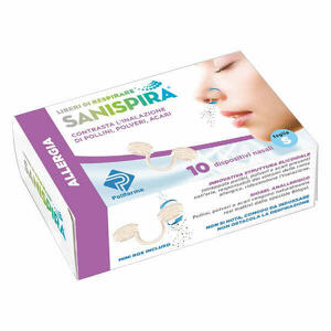  - Sanispira Allergia Dispositivo Nasale 10 Pezzi Taglia M