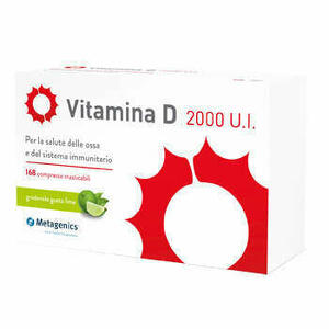 Metagenics - Vitamina D 2000 Ui 168 Compresse Masticabili