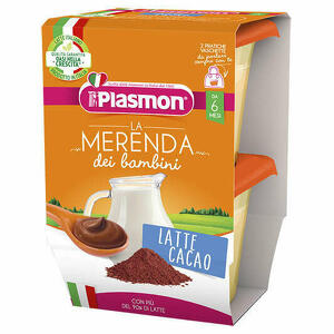  - Plasmon La Merenda Dei Bambini Merende Latte Cacao Asettico 2 X 120 G