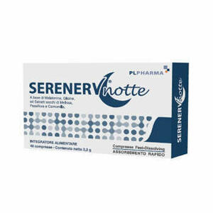 Pl Pharma - Serenerv Notte 40 Compresse 0,8mg