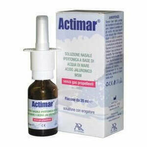  - Actimar Soluzione Nasale Spray Salina 3% Con Acido Ialuronico + Msm 20ml Con Erogatore