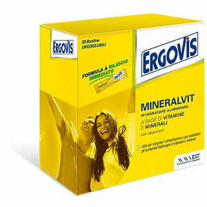  - Ergovis Mineralvit 20 Bustinee Orosolubili 30 G