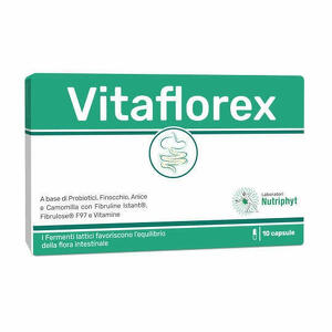 Laboratori Nutriphyt - Vitaflorex 10 Capsule 4,6 G