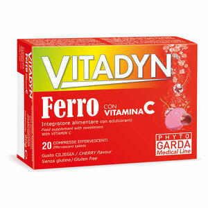 Phyto Garda - Vitadyn Ferro + Vitamina C 20 Compresse Effervescenti