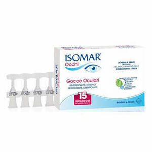 Isomar - Soluzione Fisiologica Isomar Occhi 15 Flaconcini Contagocce Monodose Da 0,5ml