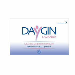  - Daygin Lavanda Vaginale 5 Flaconi 100ml + 5 Cannule