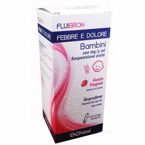  - Bambini 100 Mg/5 Ml Sospensione Orale Gusto Fragola Senza Zucchero 1 Flacone In Pet 150 Ml Con Siringa Dosatrice In Pe