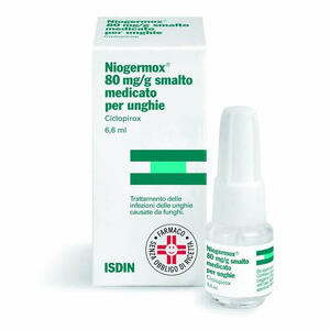 Polichem - 80 Mg/g Smalto Medicato Per Unghieflacone In Vetro Da 6,6 Ml Con Tappo A Vite Pp + Pennellino Applicatore
