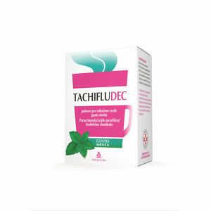 Angelini Tachifludec - 600 Mg + 40 Mg + 10mg + Polvere Per Soluzione Orale Gusto Menta 10 Bustine In Carta/al/pe