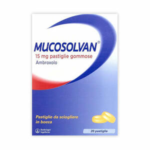 Sanofi Mucosolvan - 15 Mg Pastiglie Gommose 20 Pastiglie In Blister Pvc/al