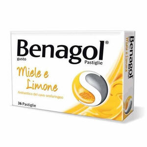 Reckitt Benagol - Pastiglie Gusto Miele E Limone 36 Pastiglie