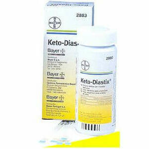  - Strisce Misurazione Glicosuria E Chetonuria Ketodiastix 50 Pezzi