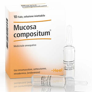  - Heel Mucosa Compositum 10 Fiale Da 2,2 Ml L'una