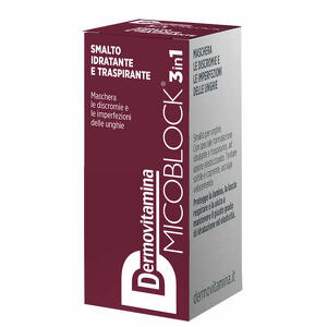 Dermovitamina - Dermovitamina Micoblock 3 In 1 Smalto Idratante E Traspirante Bordeaux 5ml