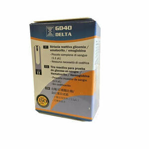 Bruno Farmaceutici - Strisce Misurazione Glicemia Bruno Gd40 Delta 25 Pezzi