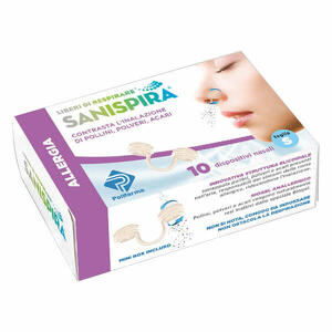  - Sanispira Allergia Dispositivo Nasale 10 Pezzi Taglia S