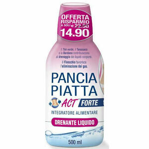 F&f - Pancia Piatta Act Forte Drenante Liquido 500ml