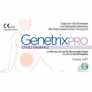  - Genetrix Pro 10 Ovuli Vaginali 2 G
