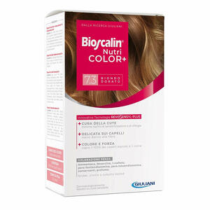 Bioscalin - Bioscalin Nutricolor Plus 7,3 Biondo Dorato Crema Colorante 40ml + Rivelatore Crema 60ml + Shampoo 12ml + Trattamento Finale Balsamo 12ml