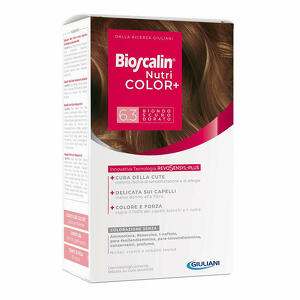 Bioscalin - Bioscalin Nutricolor Plus 6,3 Biondo Scuro Dorato Crema Colorante 40ml + Rivelatore Crema 60ml + Shampoo 12ml + Trattamento Finale Balsamo 12ml