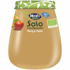 Hero - Hero Solo Omogeneizzato Pera Mela 100% Bio 120 G