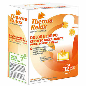 Alsipharma - Thermorelax Cerotto Autoriscaldante Dolore Corpo Collo/schiena/spalle 4 Pezzi