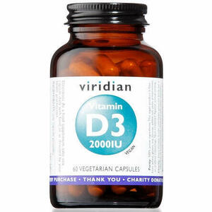  - Viridian Vitamin D3 2000iu 60cps