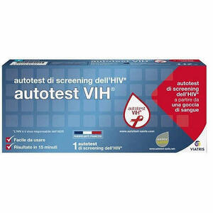 - Autotest Vih Screening Dell'hiv Contiene 1 Autotest + Soluzione + Bisturi + Cerotto + Garza + Salvietta Disinfettante