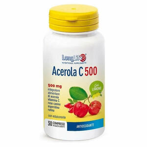  - Longlife Acerola C500 Limone 30 Compresse