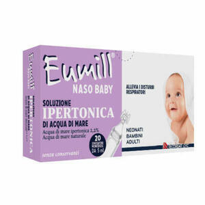  - Eumill Naso Baby Soluzione Ipertonica 20 Contenitori Monodose 5ml