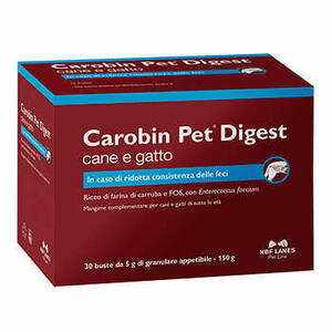  - Carobin Pet Digest Granulare 30 Bustinee Da 5 G
