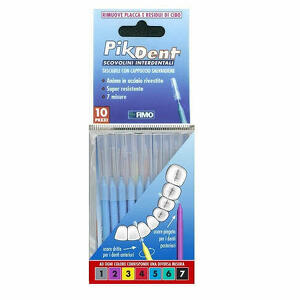  - Pikdent Stuzzicolino 5 Azzurro 10 Pezzi