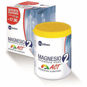  - Magnesio 2 Act Puro Polvere 300 G