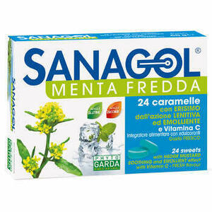 Phyto Garda - Sanagol Menta Fredda 24 Caramelle
