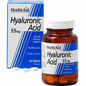 Healthaid - Acido Ialuronico Hyaluronic Acid 55mg 30 Compresse