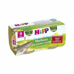  - Hipp Bio Omogeneizzato Merluzzo Carote Patate