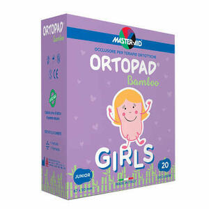 Pietrasanta Pharma - Cerotto Oculare Ortopad Cotton Girls Occlusore Per Terapie Ortottiche Junior 5x6,7 Cm 20 Pezzi