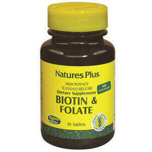 Nature's Bounty - Biotina Con Acido Folico 30 Tavolette