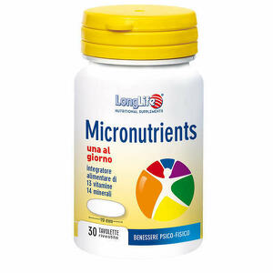  - Longlife Micronutrients 30 Tavolette