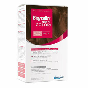 Bioscalin - Bioscalin Nutricolor Plus 5,40 Cacao Crema Colorante 40ml + Rivelatore Crema 60ml + Shampoo 12ml + Trattamento Finale Balsamo 12ml