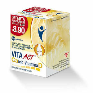 Linea Act - Calcio + Vitamina D Act 60 Compresse